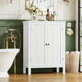 thumbnail image 5 of Homfa Bathroom Cabinets Freestanding, Bathroom Storage Floor Cabinet, White Storage Cabinets with Doors and Shelves, 5 of 13