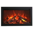 thumbnail image 2 of Smart 38” Fireplace – includes a steel trim, glass inlay, 10 piece log set with remote and cord, 2 of 2