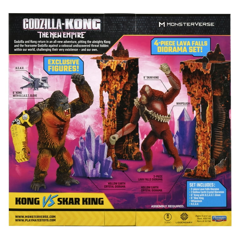Godzilla x Kong: Kong Vs Skar King 6 inch Figures 2-Pack