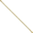 thumbnail image 2 of 10K Yellow Gold Solid Double Link Charm Bracelet (Width 4) (Length 6) - Jbsp, 2 of 5