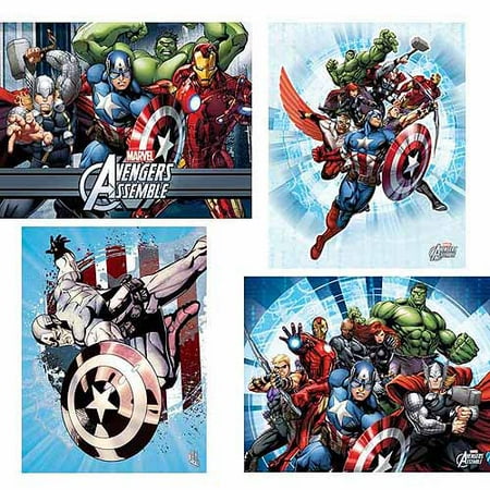 Marvel Avengers Wall Art, Set of 4