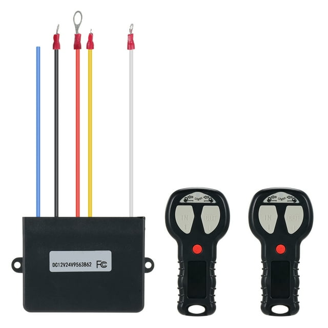 Yeacher Universal 12V Wireless Winch Remote Control Kit For Jeep Truck ATV SUV Handset Switch
