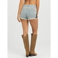 thumbnail image 3 of Jessica Simpson Women's Ginger Embroidered High Rise Denim Shorts, 2.75" Inseam, Sizes 2-16, 3 of 6