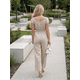 thumbnail image 3 of Jumpsuit Largo Fluido, Tela Ligera y Ajuste en Cintura, Estilo Casual Elegante para Mujer, 3 of 5