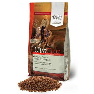 UltraCruz Equine Metabolic Support Supplement for Horses, 10 lb, Pellet (36 Day Supply)