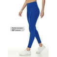 thumbnail image 2 of BALEAF Fleece Lined Leggings Women Water Resistant 25" Petite Winter Warm Legging Thermal Running Tights Yoga Hiking Pants Blue 2XL, 2 of 6