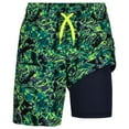 thumbnail image 4 of Boys 8-20 Under Armour Compression Volley Swim Shorts Color: Viral Blue Size: L(14/16), 4 of 4