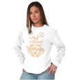 thumbnail image 4 of Easter Humor Show Me The Bunny Women's Long Sleeve T Shirt Brisco Brands S, 4 of 5