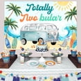 thumbnail image 4 of Surf 2nd Birthday Decoration Totally Two - Bular Birthday Backdrop Summer Beach 2nd Birthday Decoration Surfboard Backdrop Banner Retro Surf Birthday Decor for Hawaiian Beach Summer Surfing, 4 of 6