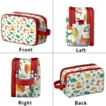 thumbnail image 2 of Toiletries Bag,Dinosaur and Palm Tree Pattern Mens Womens Toiletry Bag Bathroom Bag,Waterproof Toiletry Travel Bag Dopp Kit Shaving Bag 11x6.3x5.1 Inch, 2 of 5