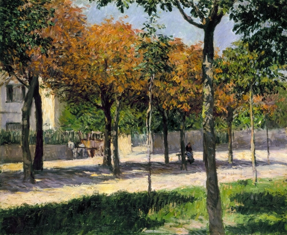 Caillebotte Argenteuil. /N'Square In Argenteuil.' Oil On