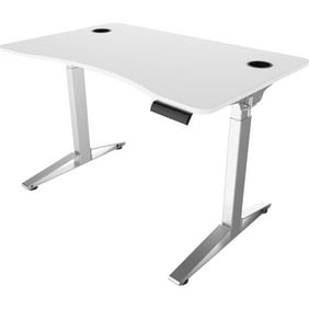 Black Height Adjustable Stand Up Desk Frame Crank System
