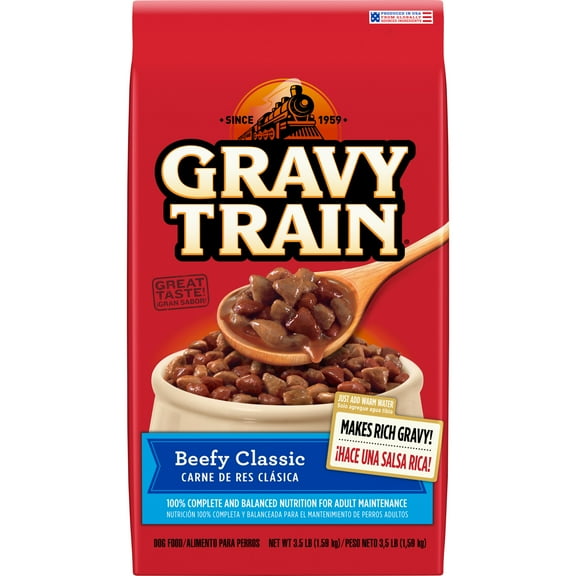 Gravy Train Beefy Classic Dry Dog Food, 3.5 lb. Bag