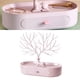 thumbnail image 3 of Soporte para árbol de joyería, gran capacidad, decorativo, torre de árbol, organizador de joyas con cajón base para collar, pendientes y llaves., 3 of 13