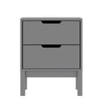thumbnail image 5 of Emma + Oliver Kids Double-Drawer Night Stand with Gray Solid Wood Frame, Side Table for Kids Bedroom, 5 of 10