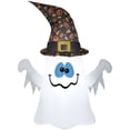 thumbnail image 4 of Airblown Inflatables Ghost with Witch Hat, 4', 4 of 11