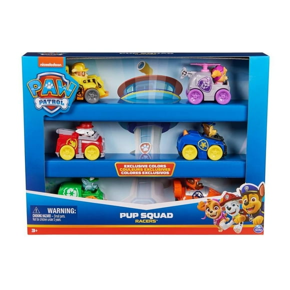 Set de Vehículos Paw Patrol Squad Racer Paw Patrol 6 Pack