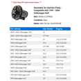 thumbnail image 2 of Secondary Air Injection Pump - Compatible with 1999 - 2006 Volkswagen Golf 2000 2001 2002 2003 2004 2005, 2 of 2