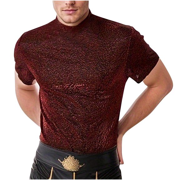 Miluxas Mens T Shirt - Short Sleeve Crew Neck Soft Fitted Tees Fresh Classic Tshirts