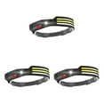 thumbnail image 1 of QualitChoice Lampe Frontale à Haute Luminosité avec Charge USB 350 Lm pour Pêche de Nuit, Torche Frontale Étanche, Lampe de Poche, Équipement de Plein Air, Blanc Rouge Jaune, Ensemble de 3, 1 of 6