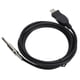 thumbnail image 4 of Cable USB para guitarra de 3 metros Compatible con el Cable de instrumento de conexión de computadora para bajo de guitarra eléctrica, 4 of 5