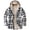 01-Grey2018, variant on SONXAHE Fleece Lined Plaid Zip Up Hooded Shacket For Men Long Sleeve Warm Winter Outerwear Coat