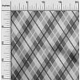 thumbnail image 2 of oneOone Cotton Flex Gray Fabric Check Quilting Supplies Print Sewing Fabric By The Yard 40 Inch Wide, 2 of 4