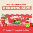 thumbnail image 6 of Danimals Smoothie Strawberry and Strawberry Kiwi Low Fat Dairy Drink Smoothie Bottles Multi-Pack, 3.1 fl oz, 6 Count​, 6 of 16