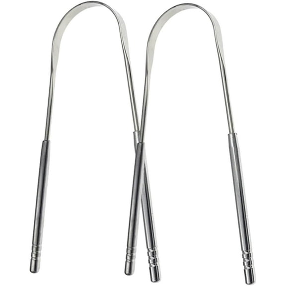 2pcs Tongue Cleaner Adult Toothbrush Infant Toothbrush Toddler Toothbrushes Tongue Cleaning Brush Tongue Scrubber To Scraper Metal Tongue Scrapers Tongue Scraper for Kids Household