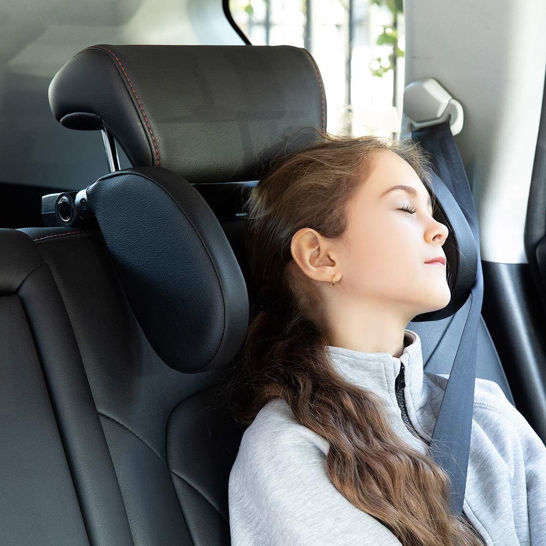 Bamaia Car Headrest Neck Support Children Adjustable Car Seat Neck Pillow Car Seat Support On Both Sides For Adults And Children