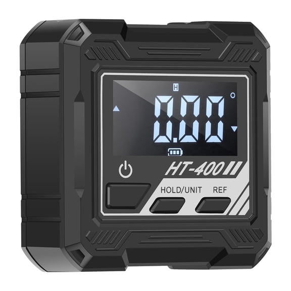 Wakehye Digital Angle Finder, Magnetic Digital Protractor and Inclinometer Level Gauge with Backlit Display for Woodworking, Carpentry and Automotive