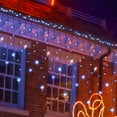 Twinkle Star LED Icicle Lights, 150LED 8 Modes, Indoor/Outdoor, Wedding