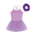thumbnail image 4 of Zaldita Girls Sequin Ballet Tutu Dress Leotards Straps Dance Dress Stage Performance Dance Costumes Purple XXL, 4 of 7