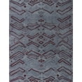 thumbnail image 1 of Ahgly Company Machine Washable Indoor Rectangle Abstract Slate Blue Grey Blue Area Rugs, 4' x 6', 1 of 7
