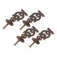 thumbnail image 4 of Drawer Knobs, DIY Project Brass Material Thickening Symmetrical Pattern Antique Cabinet Handles Light Weight  For Tool Boxes For Crafts, 4 of 8