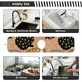 thumbnail image 7 of Coolnut Autumn Pumpkins Kitchen Sink Splash Guard 2 Packs Faucet Absorbent Mats Cute Dot Retro Faucet Handle Drip Catcher Quickly Drying Mat for Kitchen Counter Bathroom, 14.9"x5.5", 7 of 7