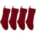 thumbnail image 1 of HSHDLDF 4pack 18inch Christmas Stockings for Family Holiday Decorations (18inch Red-4pcs), 1 of 3
