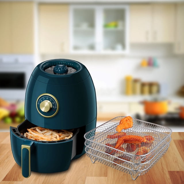 Raindrops 3Pcs Multi Layer Stainless Steel Air Fryer Oven Racks with Mesh Design for Kitchen