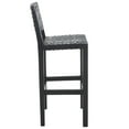 thumbnail image 6 of SAFAVIEH Sorrento Square Mid Back Counter Stool, Black, 6 of 13
