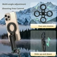 thumbnail image 3 of Magnetic Mini Bluetooth Selfie Stick with Multifunctional Storage for Stabilized Shooting and Live Streaming, Made of ABS and Stainless Steel, 3 of 8
