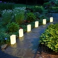 thumbnail image 2 of LumaBase Solar Powered Luminaria Kit with White Lights - Set of 6 (Tan), 2 of 11