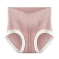 thumbnail image 4 of Elainilye Fashion Womens Seamless Underwear Traceless Briefs Graphene Crotch High Waist Underwear Butt Lifter Panties Briefs,Pink, 4 of 4