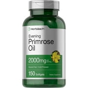 Evening Primrose Oil Capsules 2000mg | 150 Softgels | Hexane Free | by Horbaach