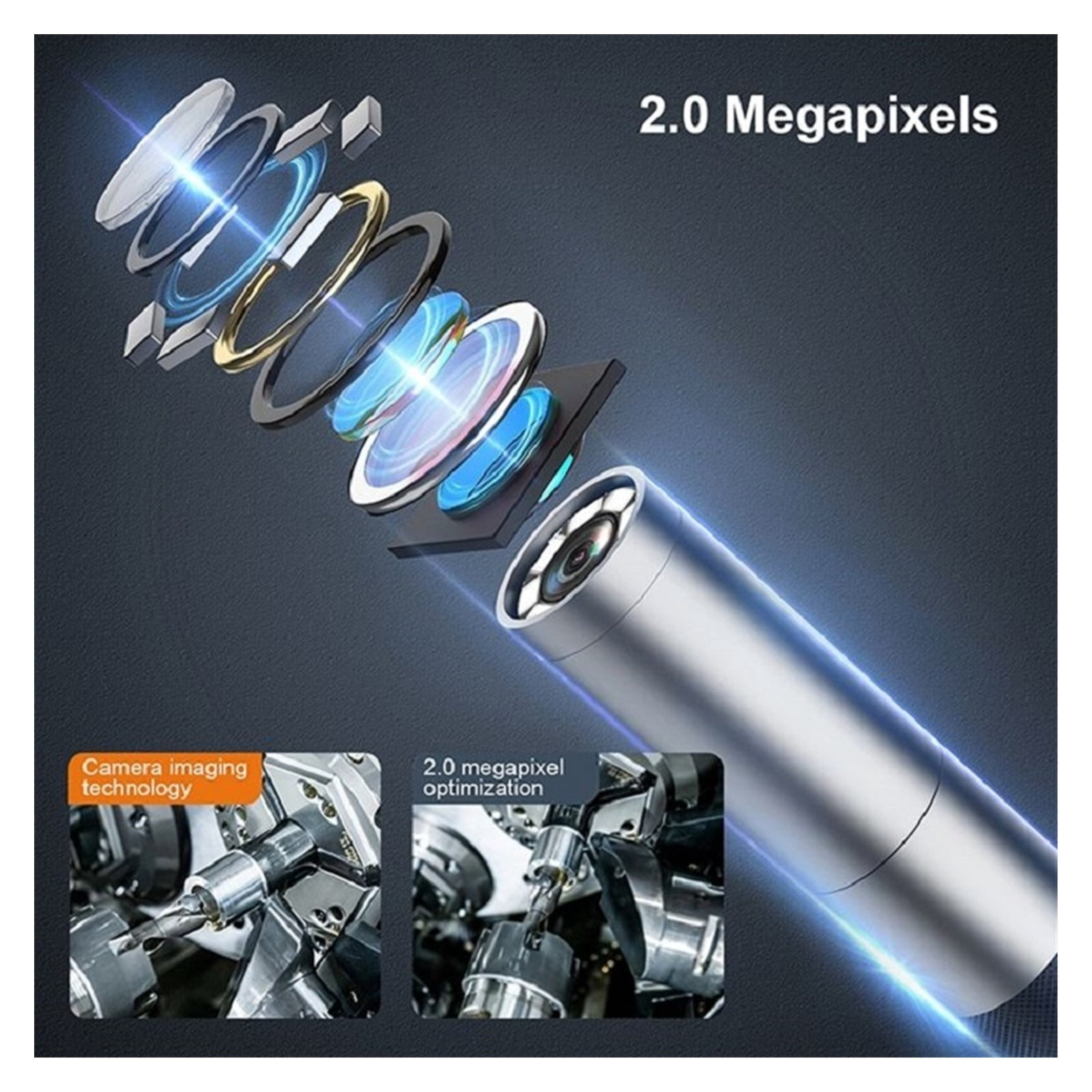 6mm 1080P Articulating Borescope With 5 Inch Screen For Car Pipe Inspection Camera 360° Rotation Endoscope ,Stunning Clarity