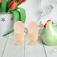 thumbnail image 4 of OUNONA 6pcs Easter Egg Stands for DIY Crafts Wooden Egg Holder Boiled Eggs Stand Cute Egg Display Stand for Countertop Unfinished Wood Egg Cups, 4 of 8
