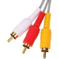 thumbnail image 4 of 1.8M Audio Video AV RCA Video Composite Cable Cord Compatible for Wii Console, 4 of 5