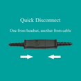 thumbnail image 4 of Y-Splitter - Adaptador Y-Training Cable con interruptor de micrófono coatible con auricular Plantronics QD para fin de entrenamiento, 4 of 5