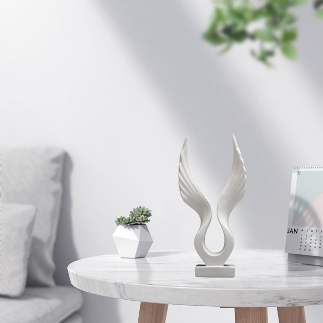 Estatuilla de La Escultura de La Resina de La Estatua de Las Alas Del águila / para El Hogar , El 105x3x15cm los 7x3x15cm Macarena Estatuas de alas