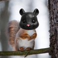 thumbnail image 4 of Decorative Outdoor Garden Hanging Bird Feeder, Funny Squirrel‑Head Animal Face Shaped Wild Bird Feeder for Backyard Decoration, 4 of 5