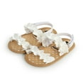 thumbnail image 1 of Baby Girls Summer Sandals Anti-Slip Soft Sole Ruffle Flat Shoes, 1 of 6